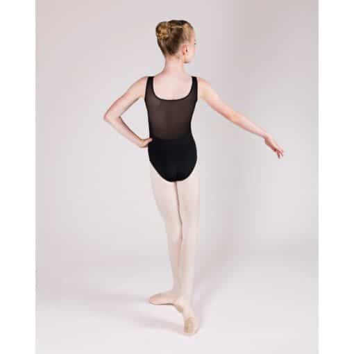 Lexi Mesh Leotard - Black - CHILD - Image 4