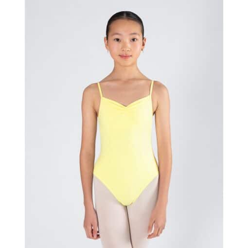 Harmony Pleat Leotard - Lemon - CHILD - Image 6