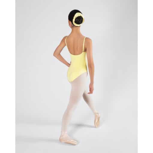 Harmony Pleat Leotard - Lemon - CHILD - Image 8