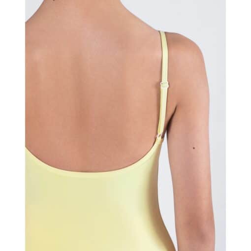 Harmony Pleat Leotard - Lemon - CHILD - Image 5