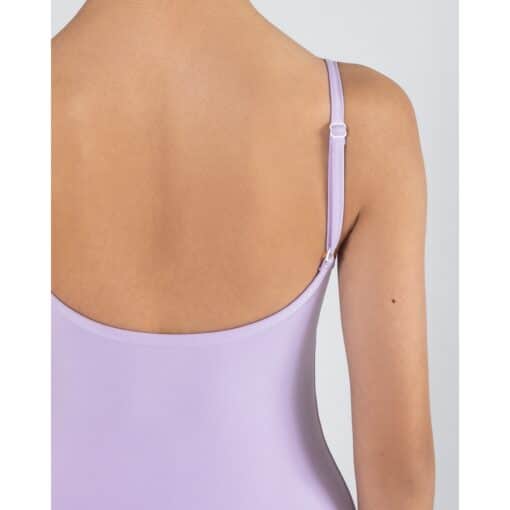 Harmony Pleat Leotard - Lilac - CHILD - Image 7