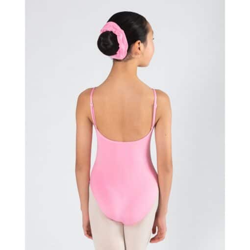 Harmony Pleat Leotard - Petal Pink - CHILD - Image 4