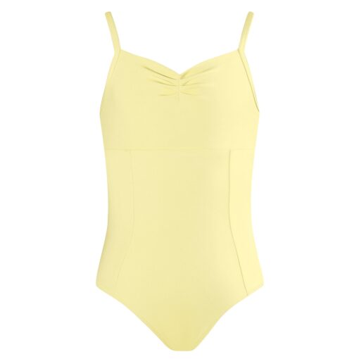 Harmony Pleat Leotard - Lemon - CHILD