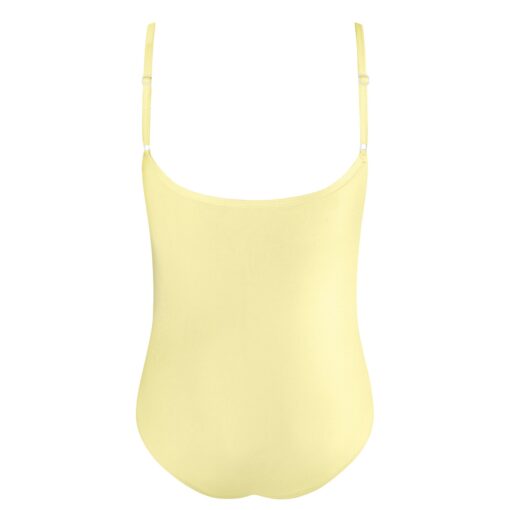Harmony Pleat Leotard - Lemon - CHILD - Image 2