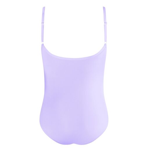 Harmony Pleat Leotard - Lilac - CHILD - Image 2