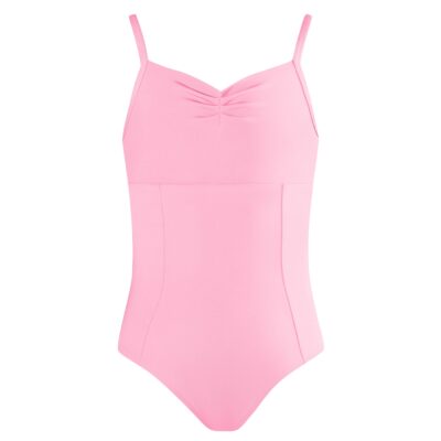 Harmony Pleat Leotard - Petal Pink - CHILD