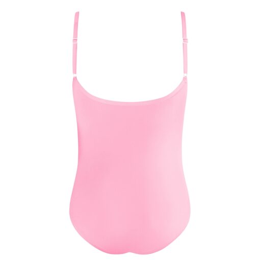 Harmony Pleat Leotard - Petal Pink - CHILD - Image 2