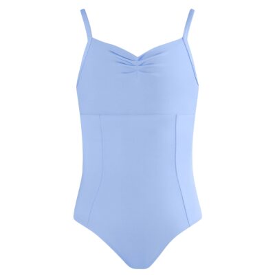 Harmony Pleat Leotard - Powder Blue - CHILD