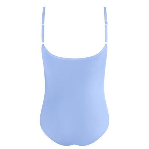 Harmony Pleat Leotard - Powder Blue - CHILD - Image 2