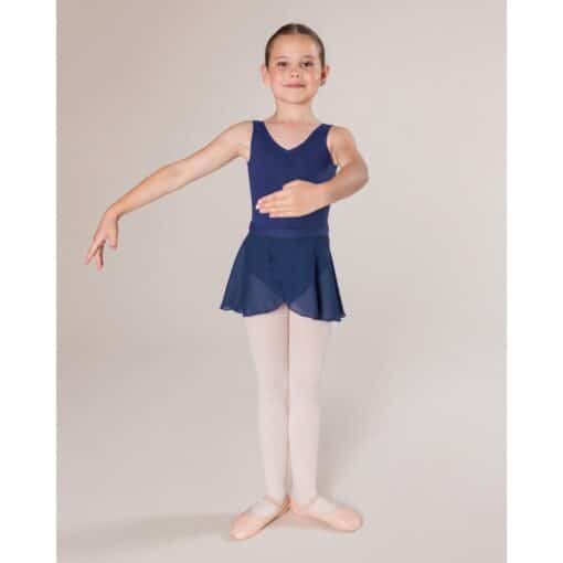 Melody Wrap Skirt - Navy - CHILD - Image 3