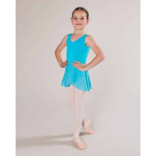 Melody Wrap Skirt - Turquoise - CHILD - Image 3