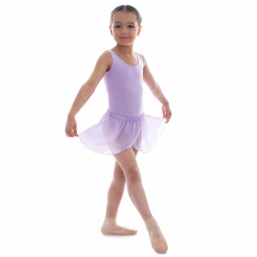 Mock Elastic Wrap Skirt-Mauve - Image 2
