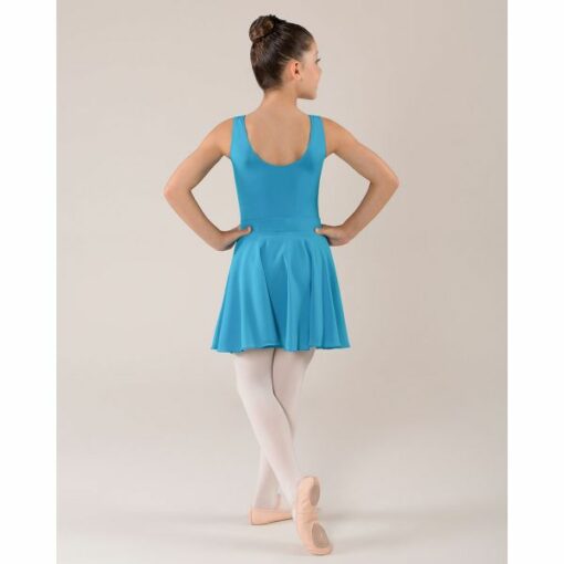Emily Georgette Skirt - Turquoise - CHILD - Image 3