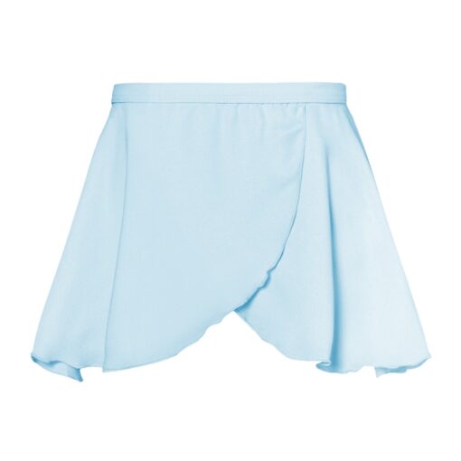 Audrey Mock Wrap Skirt - Baby Blue - CHILD