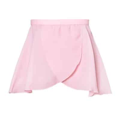 Audrey Mock Wrap Skirt - Ballet Pink - CHILD