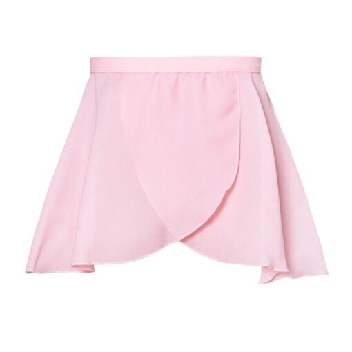Audrey Mock Wrap Skirt - Ballet Pink - CHILD