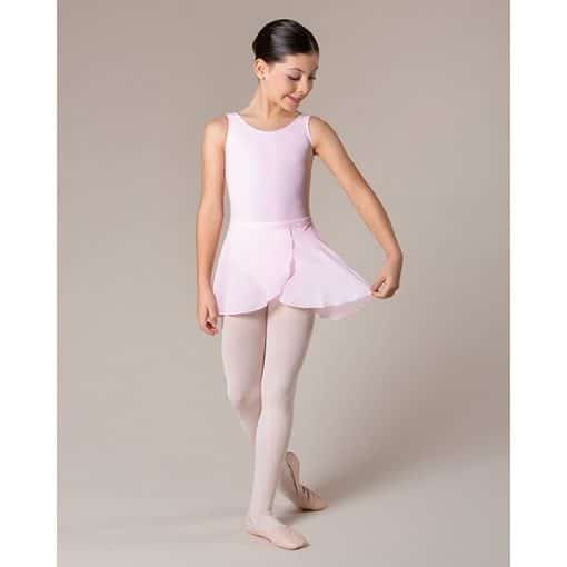 Audrey Mock Wrap Skirt - Candy Pink - CHILD - Image 3