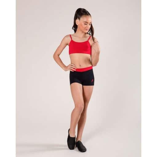 Lydia Contrast Short - Red/Black - ADULT *SALE - Image 3