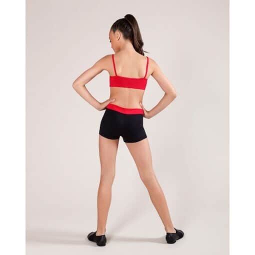 Lydia Contrast Short - Red/Black - ADULT *SALE - Image 4