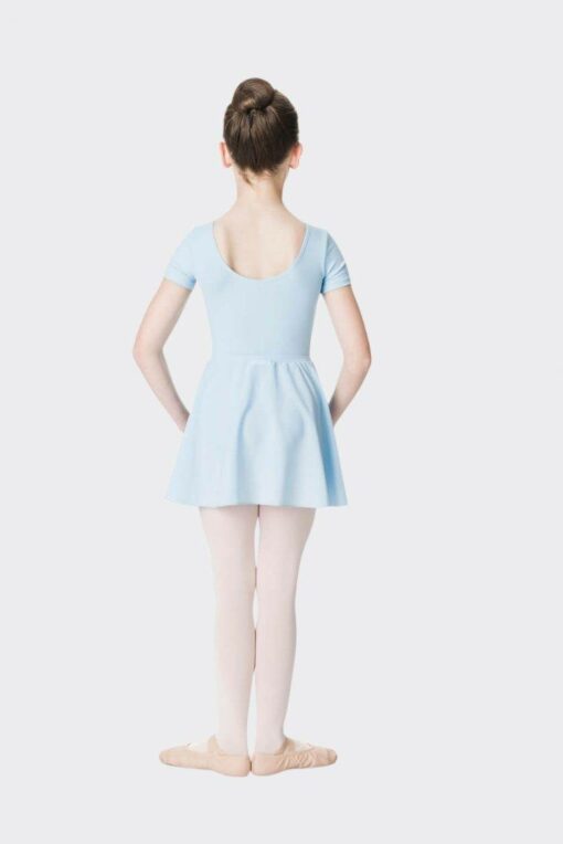 Mock Wrap Skirt - Pale Blue - CHILD - Image 2