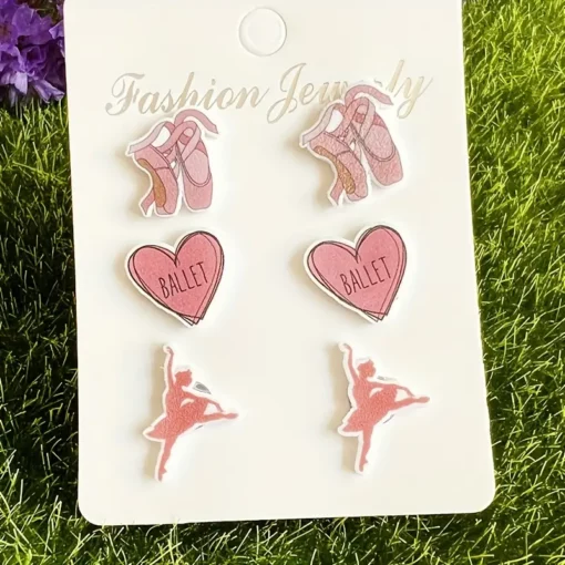 Ballet Earring Set