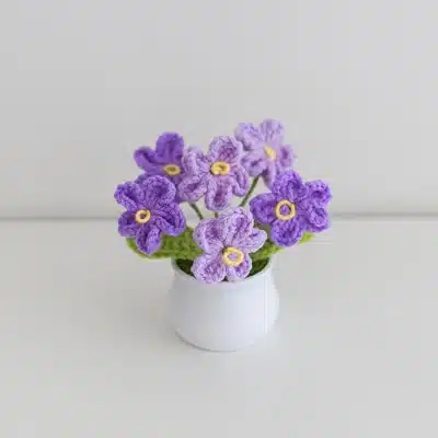 Crochet Mini Flower Pots