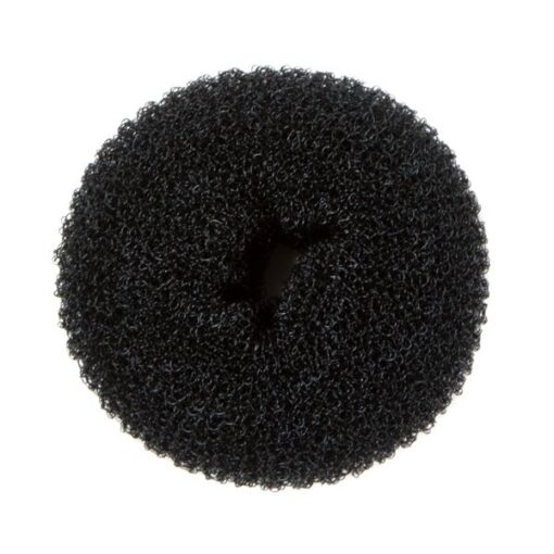 Donut Bun - Black - Sml 8cm