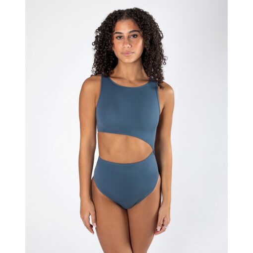 Celeste High Neck Leotard - Elemental Blue - CH/AD - Image 3