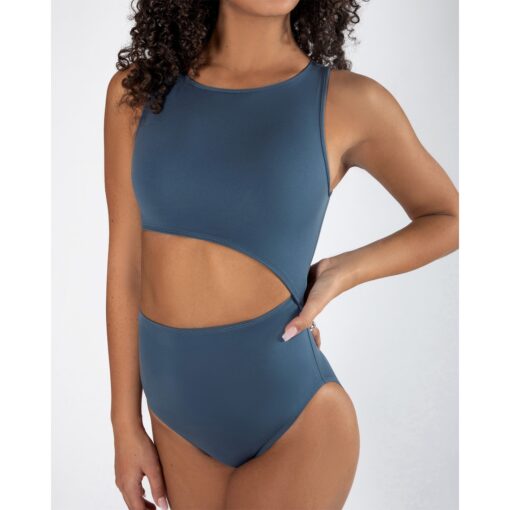 Celeste High Neck Leotard - Elemental Blue - CH/AD - Image 5