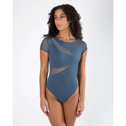Delta Cap Sleeve Leotard - Elemental Blue - CH/AD - Image 3
