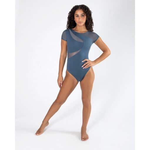 Delta Cap Sleeve Leotard - Elemental Blue - CH/AD - Image 4