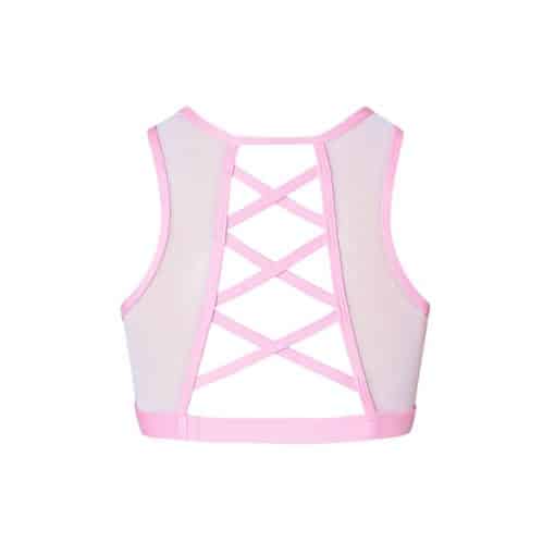 Jasmine Crop Top - Aurora Pink - Image 2