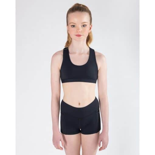 Ava Crop Top - Black - CHILD - Image 3