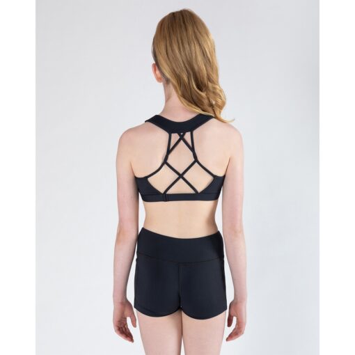 Ava Crop Top - Black - CHILD - Image 4