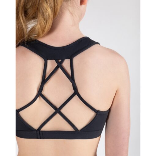 Ava Crop Top - Black - CHILD - Image 5