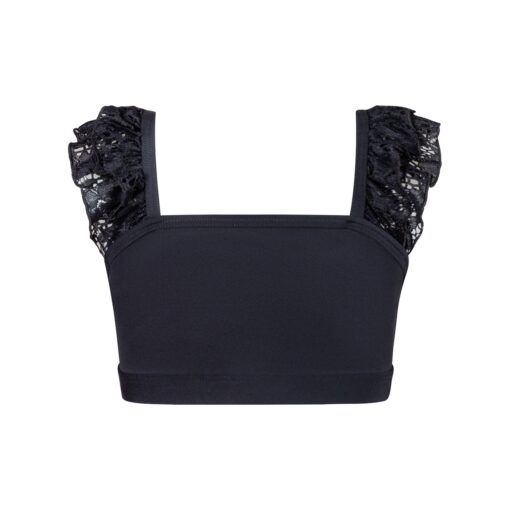 Ruby Lace Crop Top - Black - CHILD