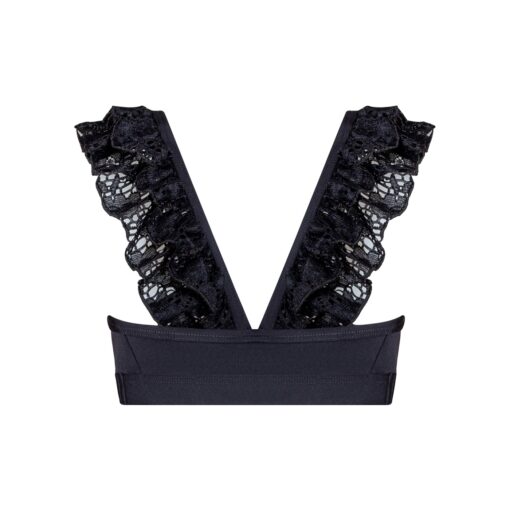 Ruby Lace Crop Top - Black - CHILD - Image 2