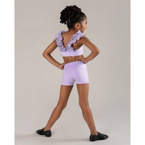 Ruby Lace Crop Top - Lilac - CHILD - Image 4