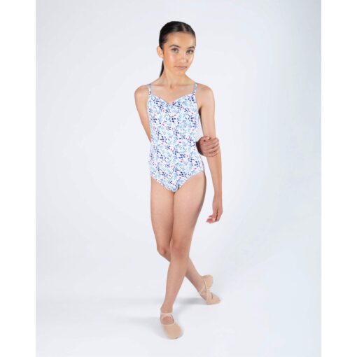 Harmony Pleat Leotard - Meadow - CHILD - Image 6