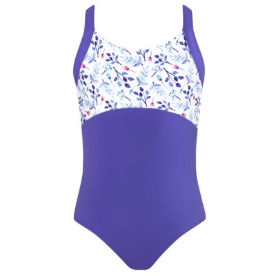 Alice Cross Back Leotard - Iris - CHILD