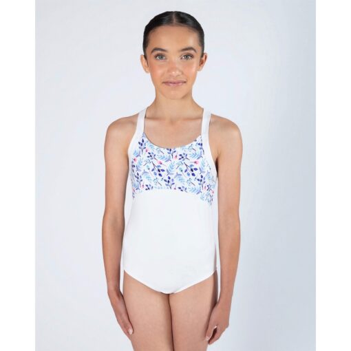 Alice Cross Back Leotard - Meadow - CHILD - Image 7