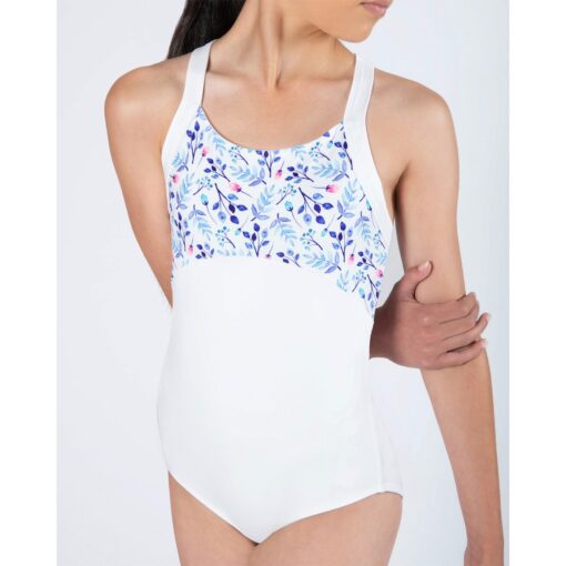 Alice Cross Back Leotard - Meadow - CHILD - Image 3
