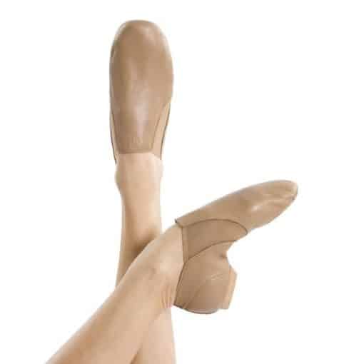 Jazz Boot Neoprene Shoes - Tan - ADULT
