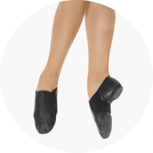 DV Lea Leather Jazz - Black - ADULT *SALE