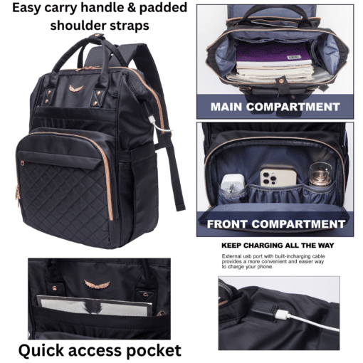 Leisure Backpack - Black - Image 3
