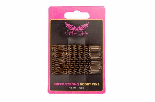 Bobby Pins Super Strong - Brown