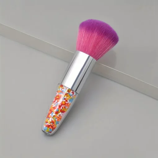 Crystal Face Brush - Pink Sprinkle