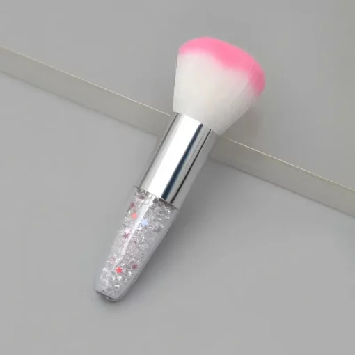 Crystal Face Brush - Silver Star