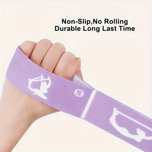 Exercise Stretch Strap - Purple