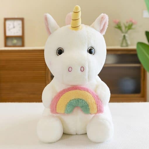 Unicorn Rainbow Toy - White